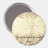 「お前は世界の光だ」フォトマグネット マグネット (正面/裏面)