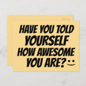 お前は今の自分を素晴らし話したか ポストカード (正面/裏面)