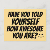 お前は今の自分を素晴らし話したか ポストカード (正面)