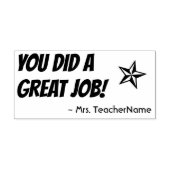 「お前は仕事を素晴らしやった!」 インストラクタースタンプ ラバースタンプ (インプリント)