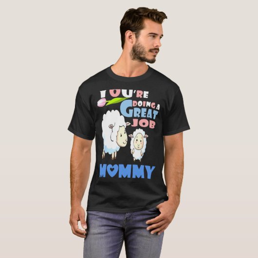 お前は仕事素晴らしのママ不機嫌ヴィンテージT型だ Tシャツ (正面フル)