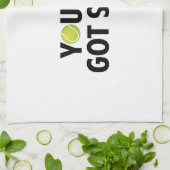 お前は仕得えた キッチンタオル (折り畳み)