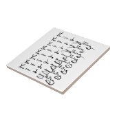 お前は何でもできる!感動的引用文 タイル (側面)