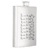 お前は何でもできる!感動的引用文 フラスク (右)