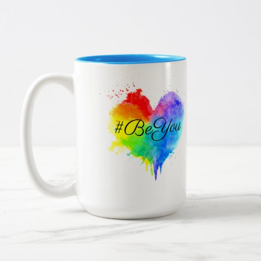 お前は何を言ってる？ ツートーンマグカップ (左)