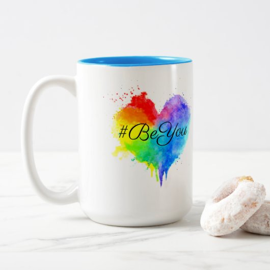 お前は何を言ってる? ツートーンマグカップ (ドーナツ)