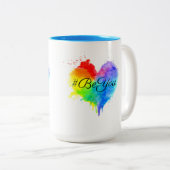 お前は何を言ってる？ ツートーンマグカップ (正面右)