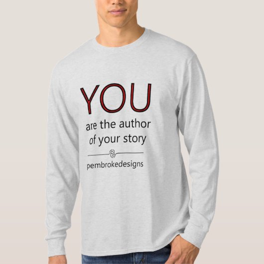 お前は作家のTシャツだ Tシャツ (正面)