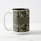 お前は俺が見えないおもしろい迷彩柄マグ ツートーンマグカップ (左)