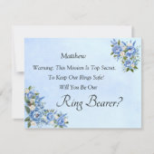 お前は俺たちのリングや輪持参人か？ブルーピーニーカード (正面)