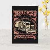 お前は俺たち転ががトラッカーのビッグリグトラックを揺する カード (黄色い花)