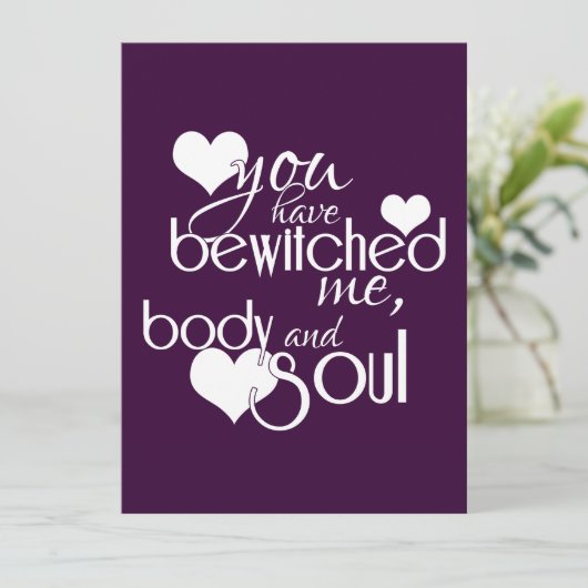 お前は俺と体と魂に 招待状 (スタンド正面)