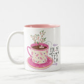 お前は俺と紅茶引用文 ツートーンマグカップ (左)