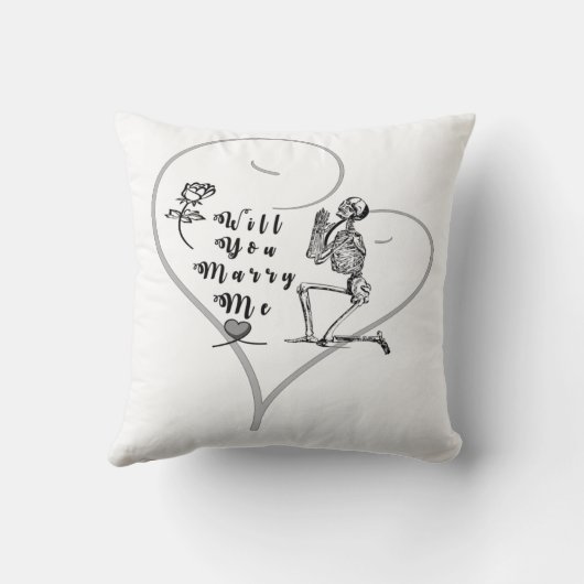 『お前は俺と結婚しおもしろいてくれ、スケルトン結婚のイベント』 クッション (裏面)