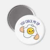 お前は俺にエッグパおもしろいンを割れ マグネット (正面/裏面)
