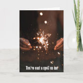 お前は俺に呪文をかけたぞ カード (正面)