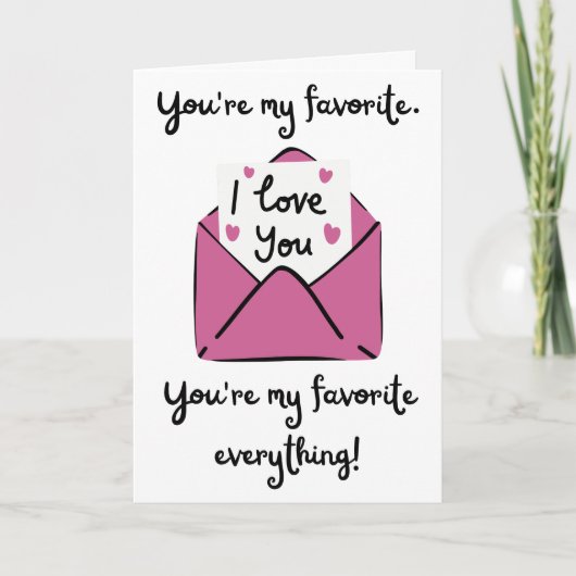 お前は俺のお気に入りの物だ カード (正面)