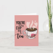 「お前は俺のお茶だ」バレンタイン·デイ·カード カード (正面)