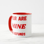 お前は俺のものだ マグカップ (正面左)