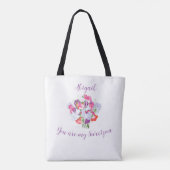 お前は俺のアユパーソナライズされたイ袋 トートバッグ (裏面)