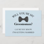 『お前は俺のグルームスマン花婿介添人』 招待状 (正面/裏面)