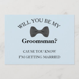 『お前は俺のグルームスマン花婿介添人』 招待状