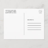 お前は俺のグルームマンタキシード・タイ・ブラックになれ ポストカード (裏面)