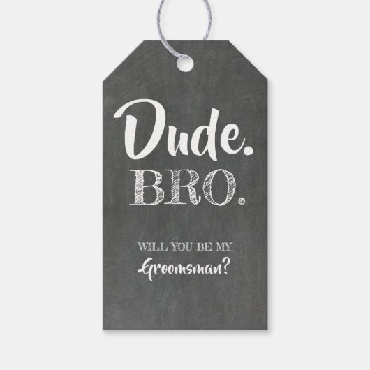 お前は俺のグロムスマンになるだろうな ギフトタグ (正面)