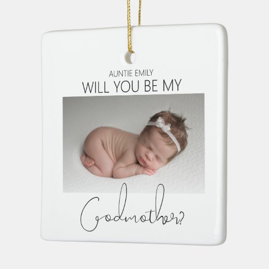 お前は俺のゴッドマザーか？クリスマスツリー セラミックオーナメント (左)