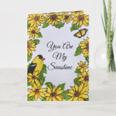 お前は俺のサンシャインありがとう元気なカード カード (正面)