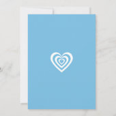 「お前は俺のサンシャインだ」かわいいハートサンデザイン サンキューカード (裏面)