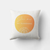 「お前は俺のサンシャインだ」オレンジサークル装飾用クッション クッション (裏面)