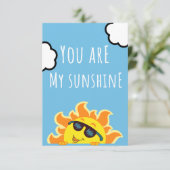 「お前は俺のサンシャインだ」サンイラストレーション |かわいい空 サンキューカード (スタンド正面)