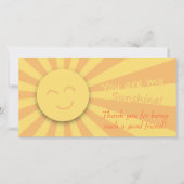 お前は俺のサンシャインだ! サンキューカード (正面)