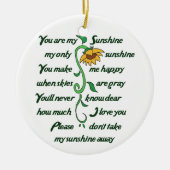 お前は俺のサンシャインだ セラミックオーナメント (正面)