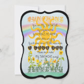 お前は俺のサンシャインだ 招待状 (裏面)