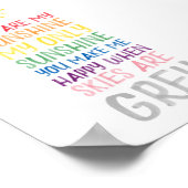 お前は俺のサンシャインウォーターカラーポスターだ ポスター (角)