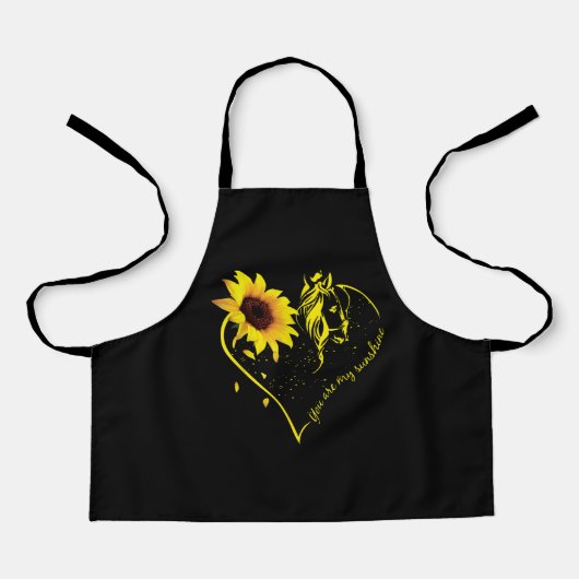 お前は俺のサンシャインサンフラワーで馬だ エプロン (正面)