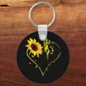 お前は俺のサンシャインサンフラワーで馬だ キーホルダー (正面)