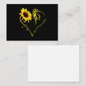 お前は俺のサンシャインサンフラワーで馬だ ノートカード (正面/裏面)