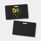 お前は俺のサンシャインサンフラワーで馬だ バッジ (正面＆裏面)