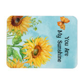 お前は俺のサンシャインサンフラワーマグネットだ マグネット (横)