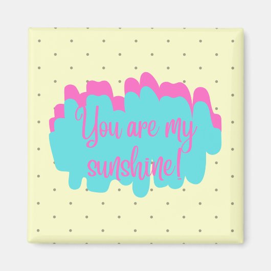 お前は俺のサンシャインスクエアマグネットだ マグネット (正面)