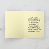 お前は俺のサンシャインハリーカードだ サンキューカード (内部)