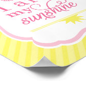 お前は俺のサンシャインピンクと黄色のベビーガールだ ポスター (角)