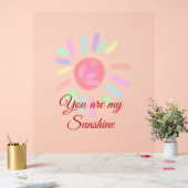 お前は俺のサンシャインレッドカラフル水彩練り粉だ アクリルサイン (ウェディング)