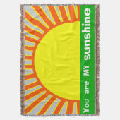 お前は俺のサンシャイン感動的引用文 スローブランケット (正面縦)