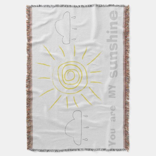 お前は俺のサンシャイン感動的引用文 スローブランケット (正面縦)