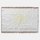 お前は俺のサンシャイン感動的引用文 スローブランケット (正面)