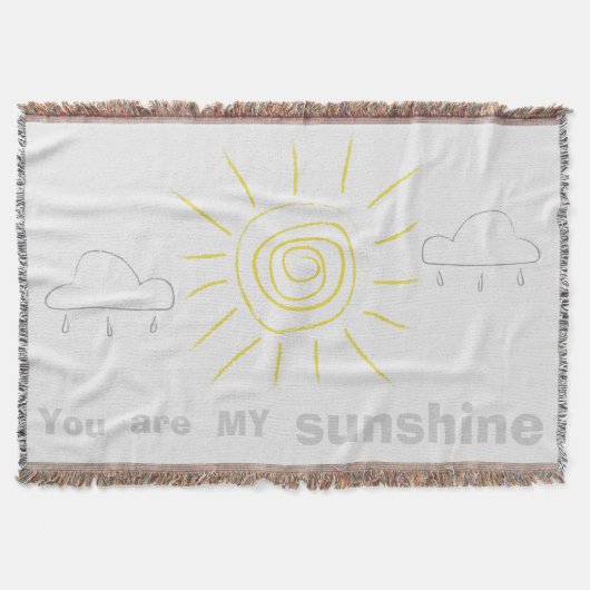 お前は俺のサンシャイン感動的引用文 スローブランケット (正面)